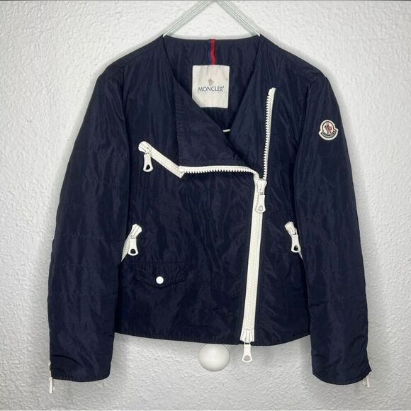 Moncler Jacket - Women’s - Navy Blue - size Small Workwear - Womens Winter Coat - Picture 1 of 16